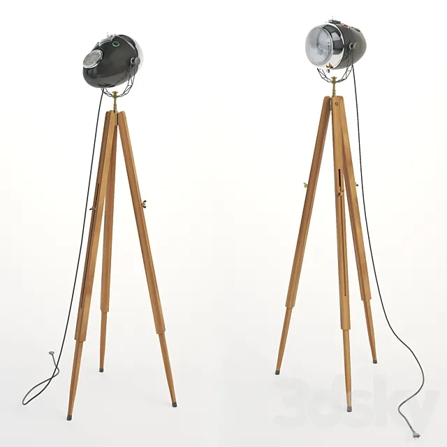 Floor lamp Motolight 3DS Max Model