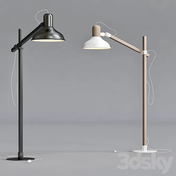 Floor lamp – Nowodvorski 6534 WOOD BOY 3DS Max