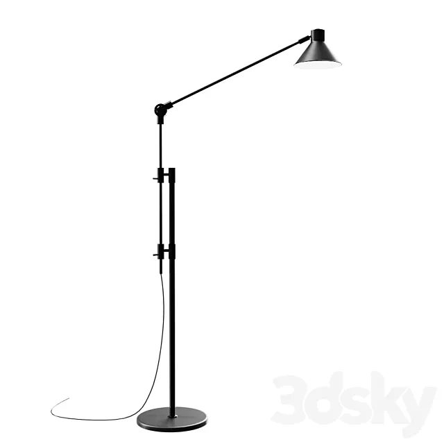 Floor lamp Odine black Floor lamp Odine black 3ds Max