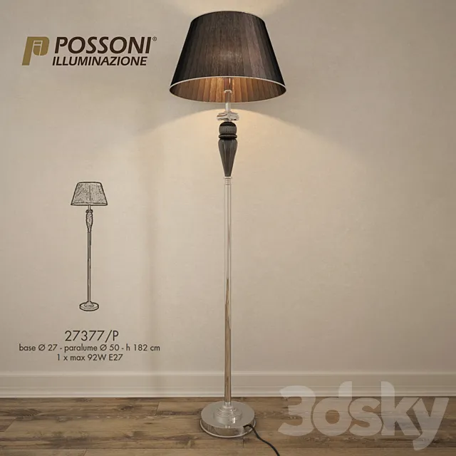 Floor lamp Possoni 3DSMax File