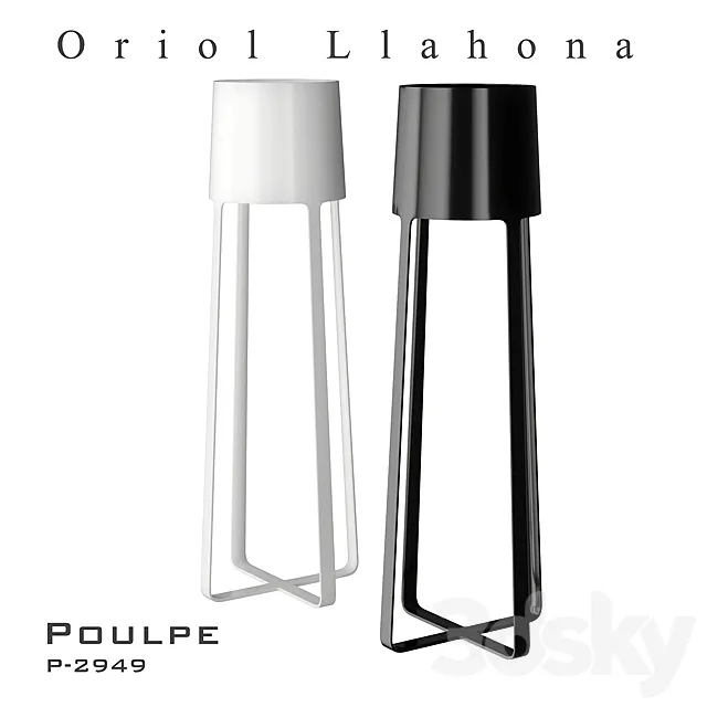 Floor lamp Poulpe P-2949 3DSMax File