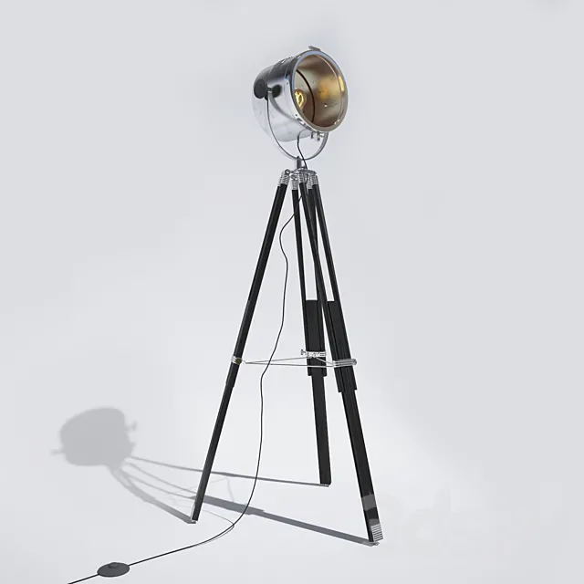 Floor lamp Projector 3ds Max