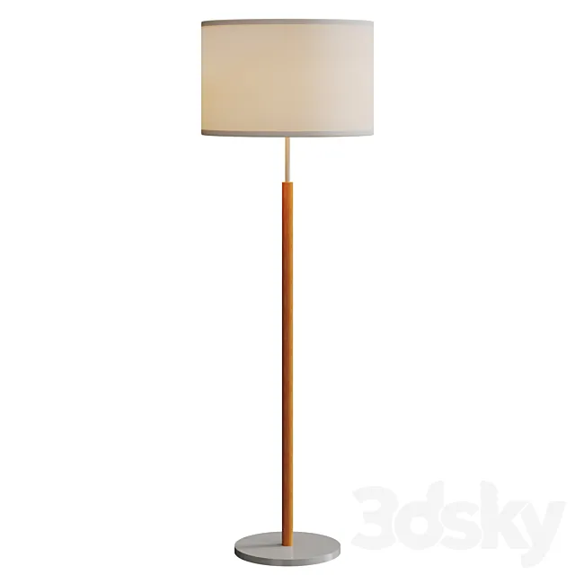 Floor lamp TK Lighting – 5216 Deva White 3ds Max