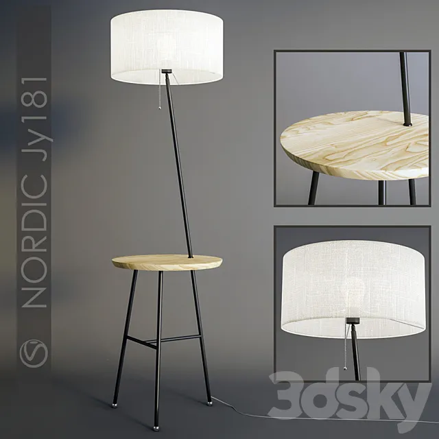 Floor lamp TRAZOS NORDIC Jy181 Floor Lamps 3DSMax File