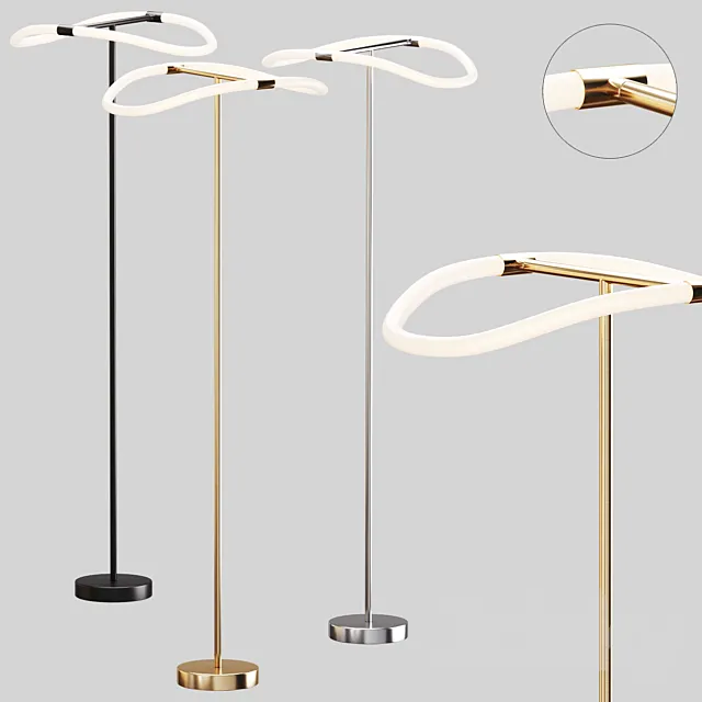 Floor lamp with Aliexpress 003 3ds Max