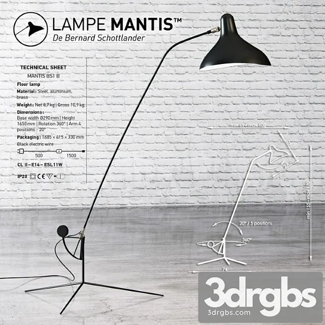 Floor lamp_1 3dsmax Download