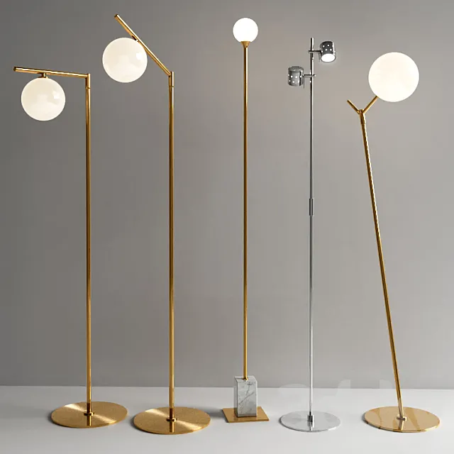 Floor lamps Aromas del Campo set 3DSMax File