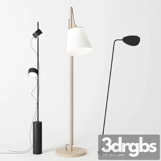 Floor lamps by muuto 3dsmax Download