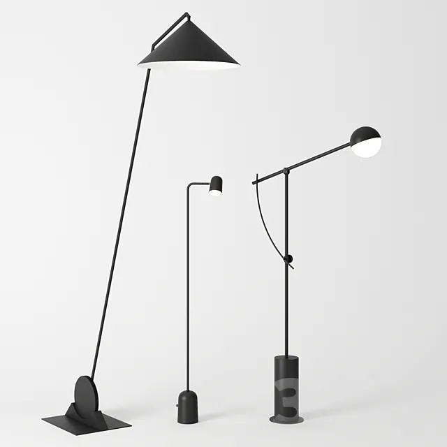 Floor lamps by Northern 3ds Max