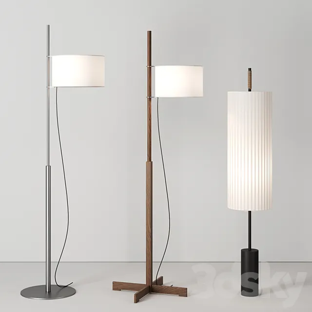 Floor lamps by Santa & Cole 3DSMax File