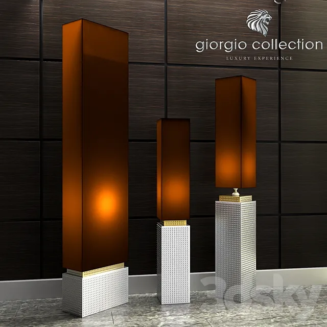 Floor lamps Giorgio Collection _ City LAMP 3DS Max Model