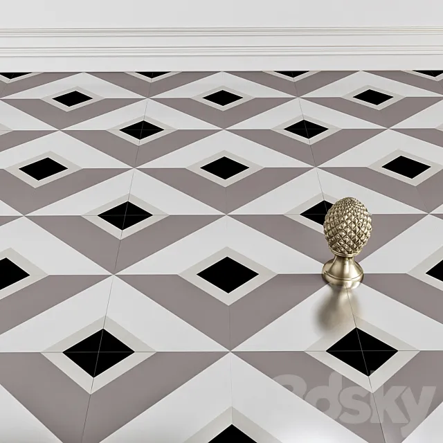 Floor tiles_2 3DSMax File