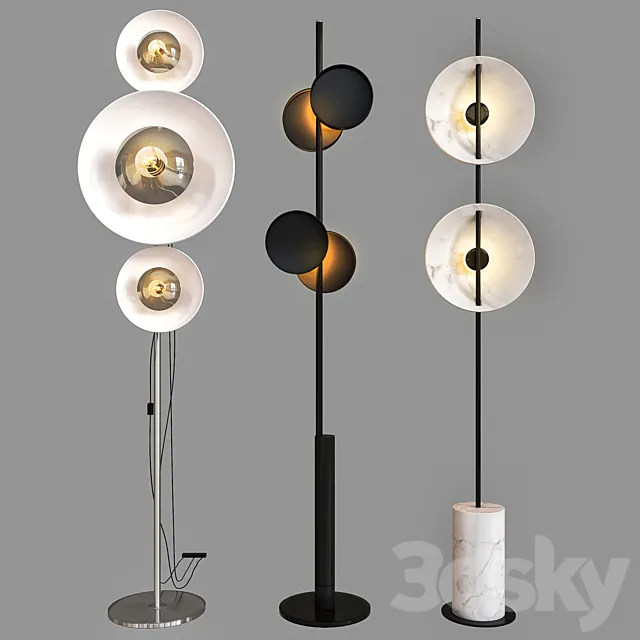 floorlampset_01 3ds Max