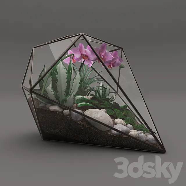 floraarium 3ds Max