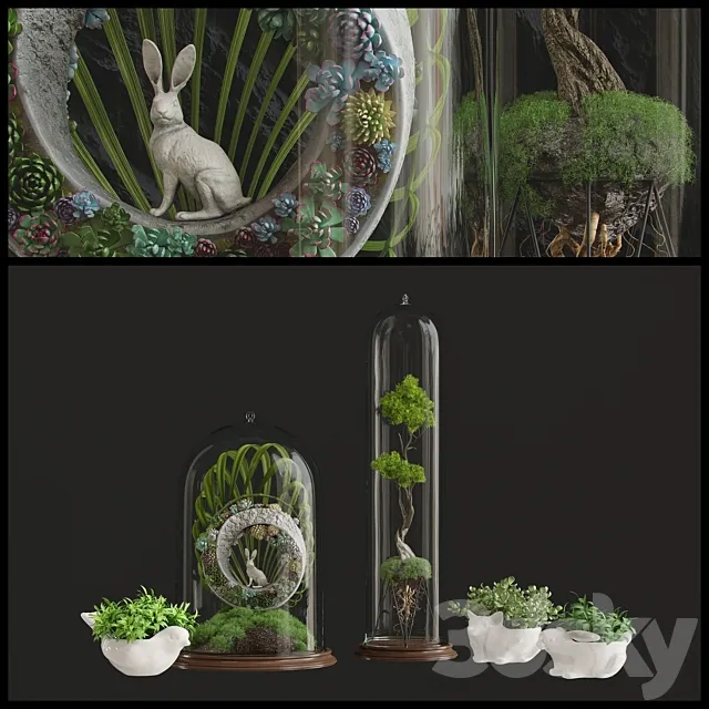 Florarium 3ds Max