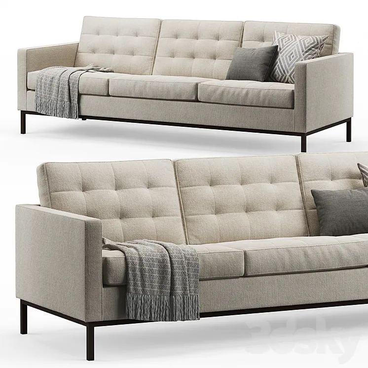 Florence Knoll Sofa 3DS Max