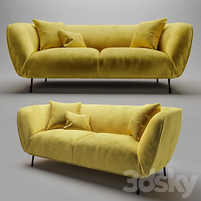 Florence Sofa 3ds Max