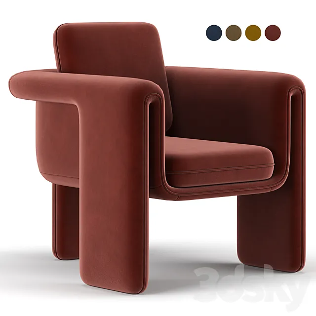 Floria Chair 3ds Max