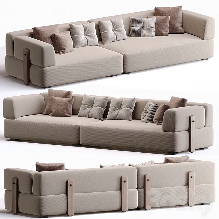 Florida sofa 3DS Max Model