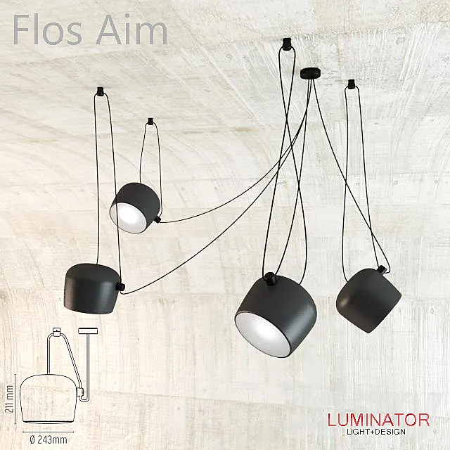 Flos Aim 3DS Max Model