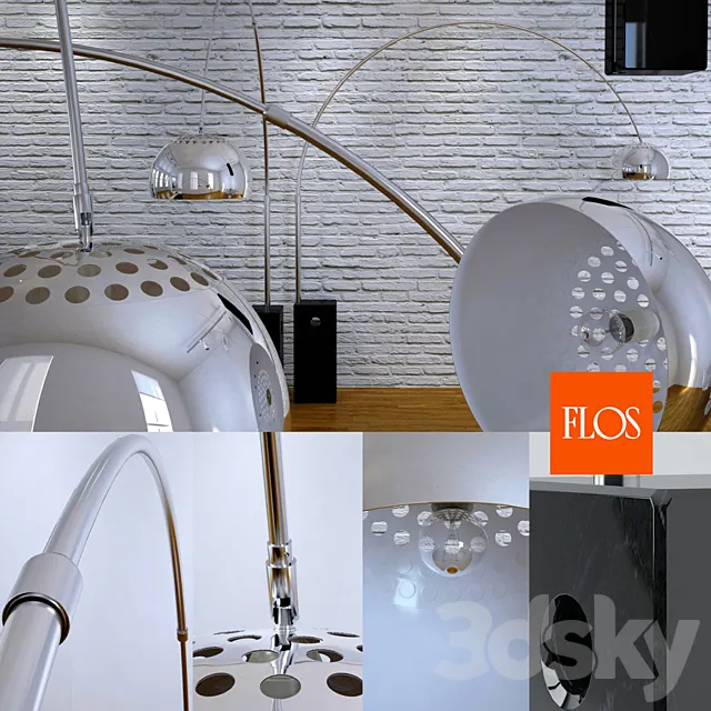 Flos Arco (replica) 3ds Max