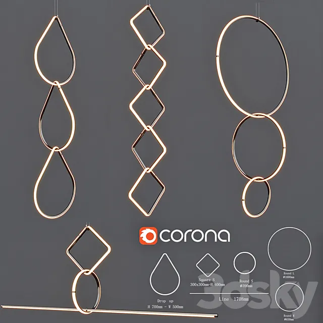 Flos Arrangements Elements01 3ds Max