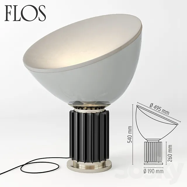 Flos Consumer Taccia 3DS Max Model