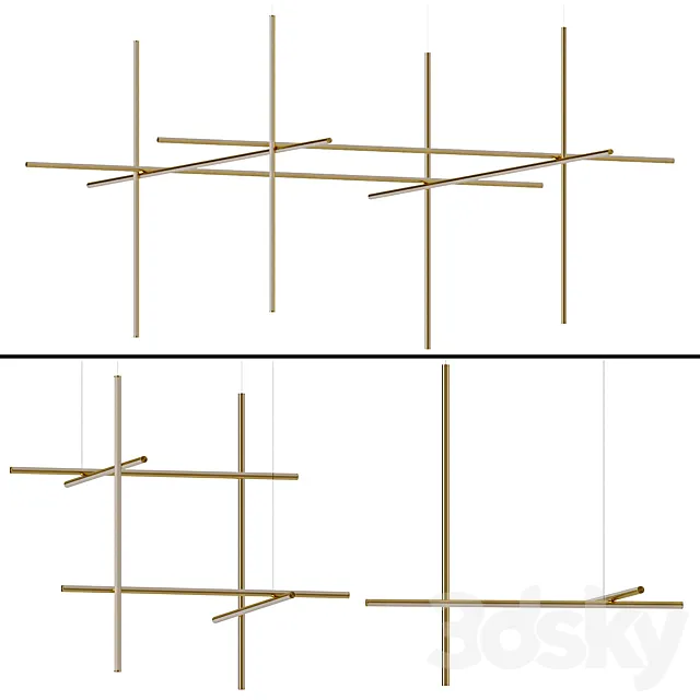 Flos Coordinates Suspension Collection 3ds Max