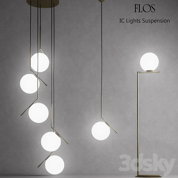 Flos IC Lights 3DS Max