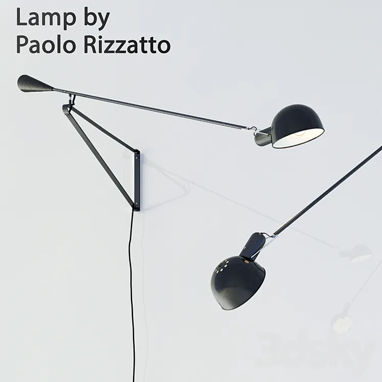Flos lamp by Paolo Rizzatto 3DS Max