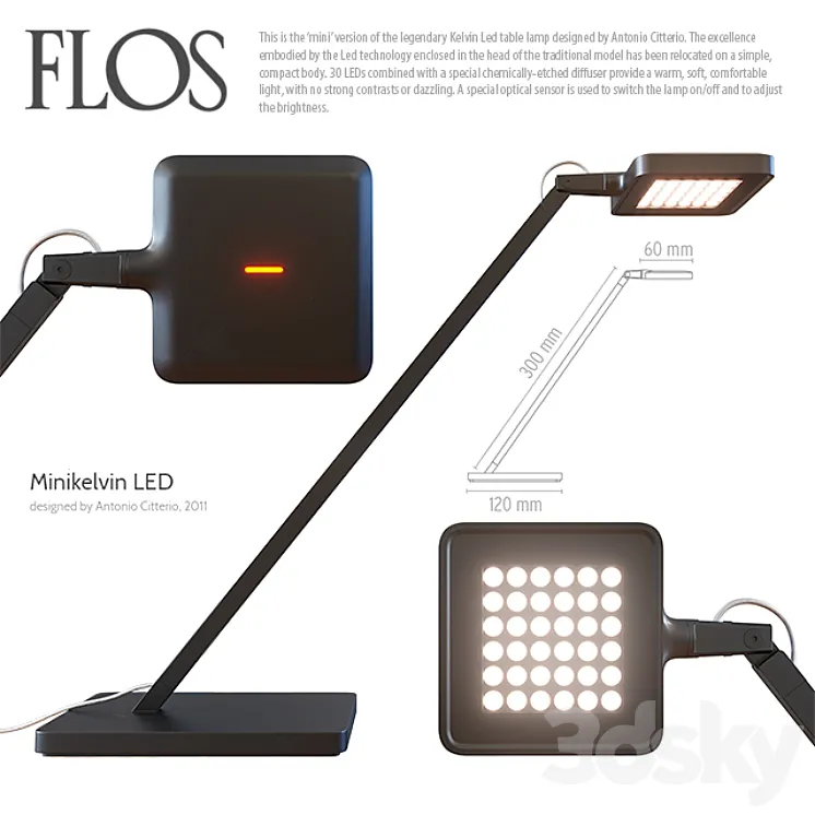 Flos Minikelvin LED 3DS Max Model