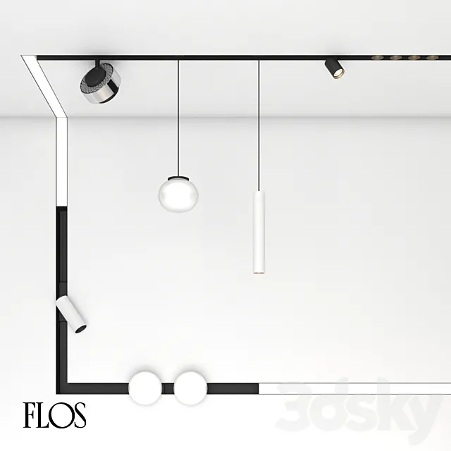 Flos The Running Magnet 2.0 3ds Max