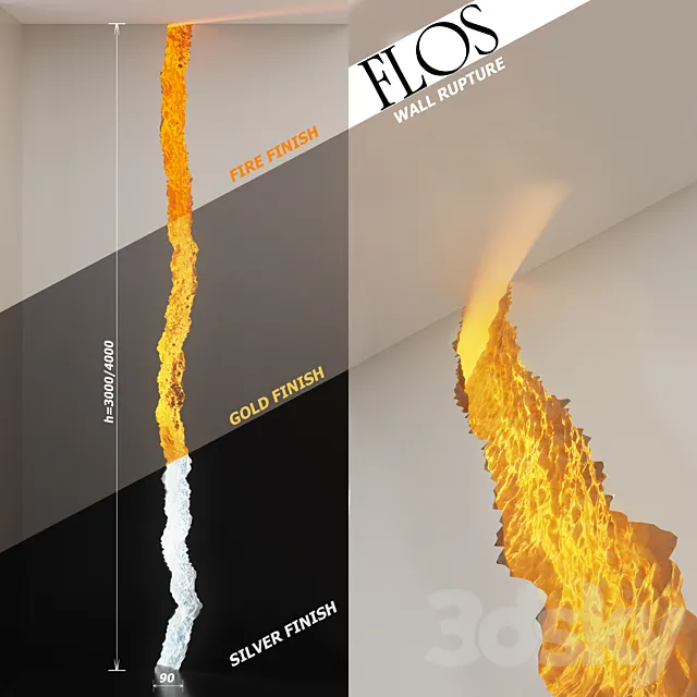 Flos Wall Rupture 3DS Max Model