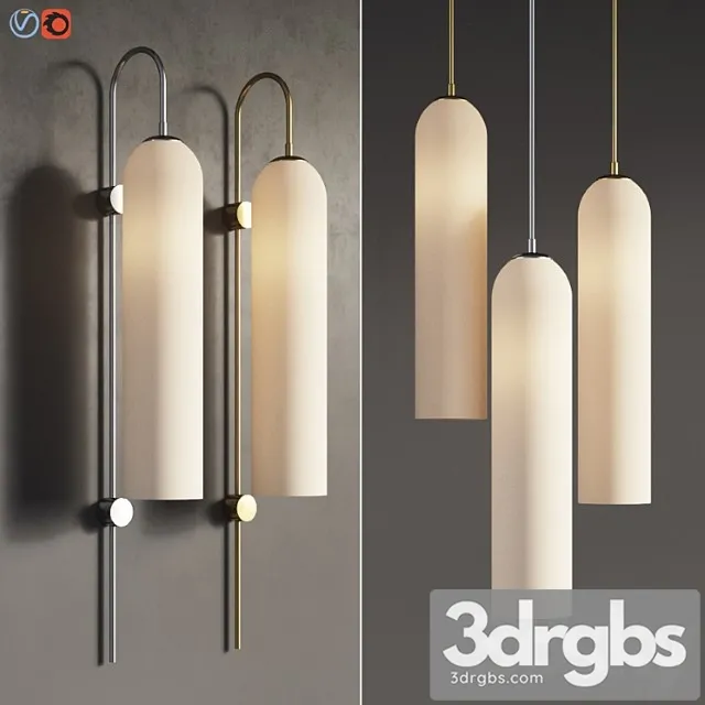 Flot wall sconce and pendant set articololighting 3dsmax Download