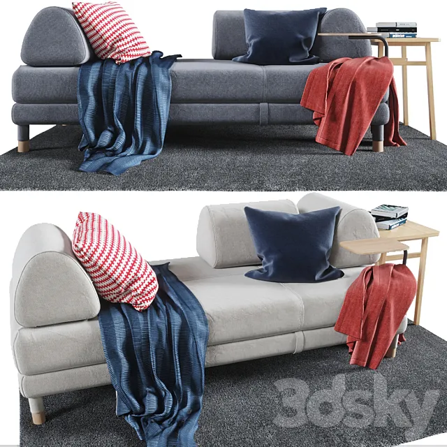 FLOTTEBO Sofa-bed 200×90 cm 3DS Max Model