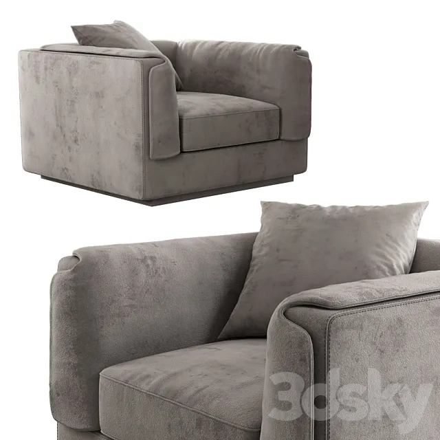 Flou Gentleman ARMCHAIR 3DS Max Model