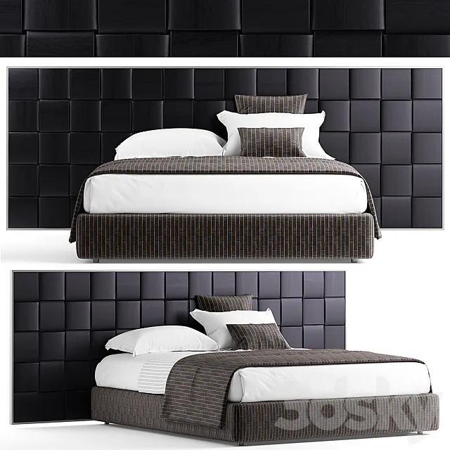 Flou jaipur bed 3DS Max Model