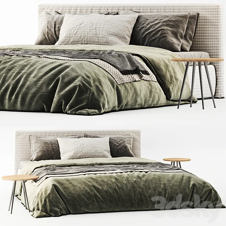 Flou MyPlace Bed 3DS Max Model