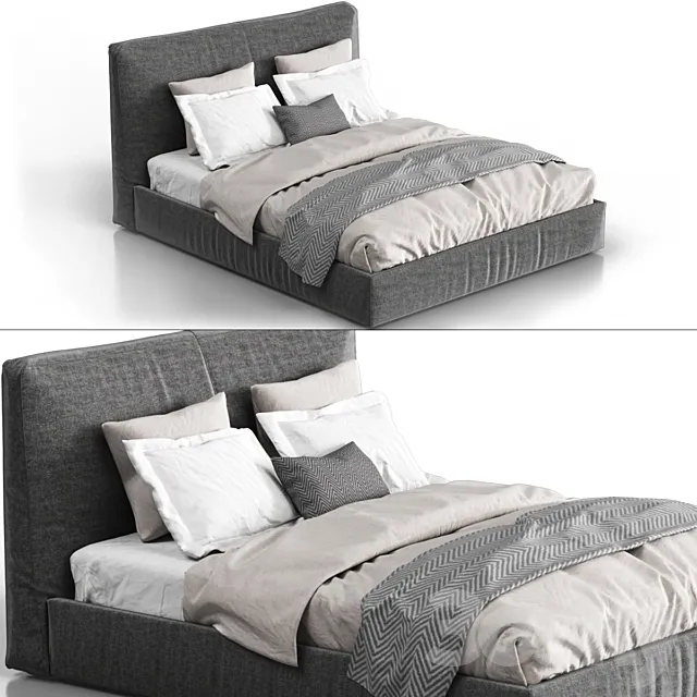 Flou MyPlace Bed 3ds Max