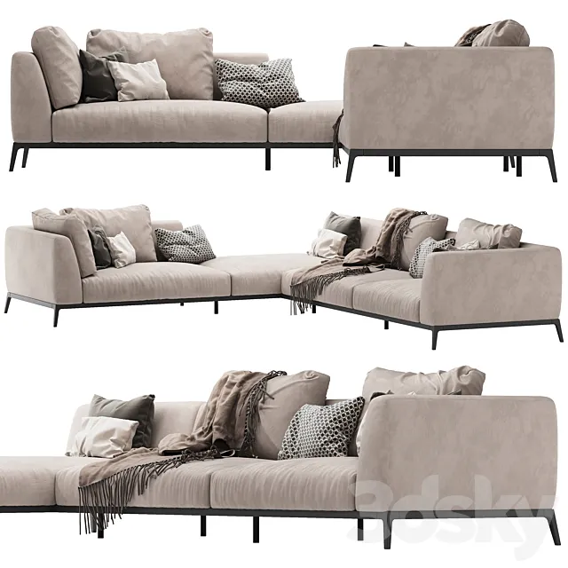 Flou OLIVER COMPOSITION F 3DS Max Model