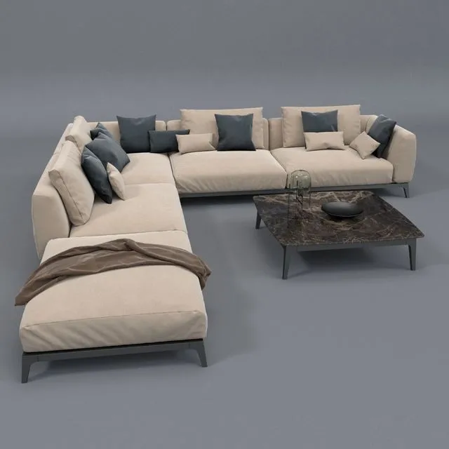 Flou Sofa 3dsMax Model