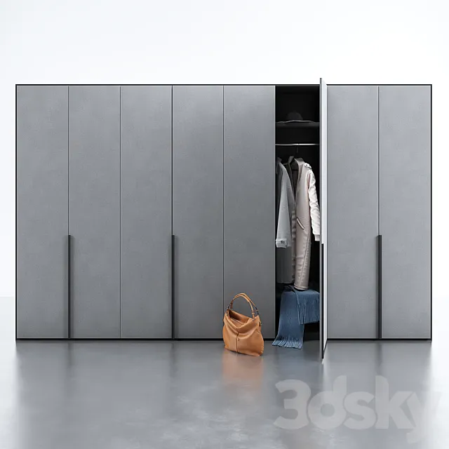 Flou wardrobe 3DSMax File