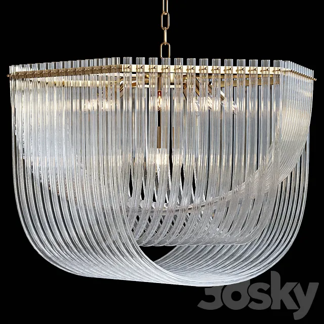 FLOW B by Lampatron 9 lamps 72cm 3DS Max Model