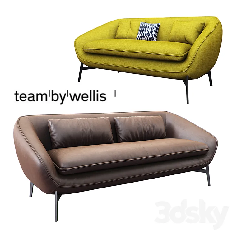 FLOW SOFA 3DS Max