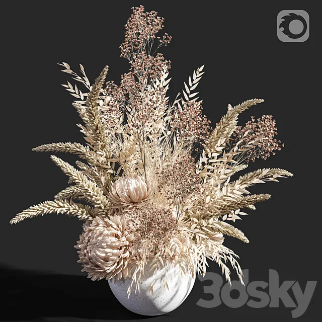 Flower 04 Dry Flowers 3ds Max