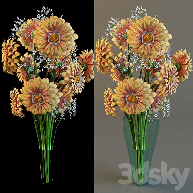 Flower 3DS Max Model