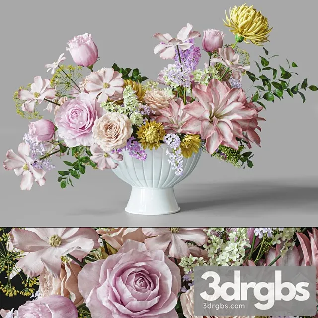Flower Set 032 Centerpiece 3dsmax Download