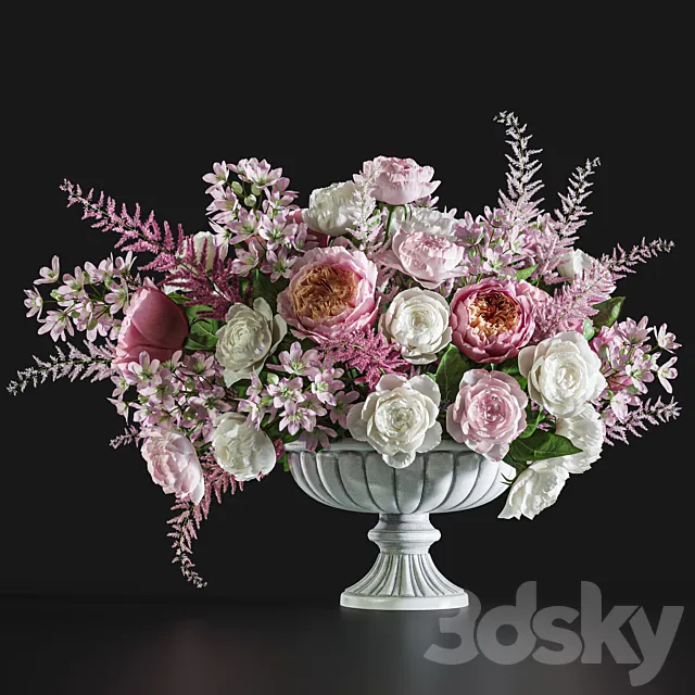 Flower Set 045 Centerpiece bouquet 3ds Max