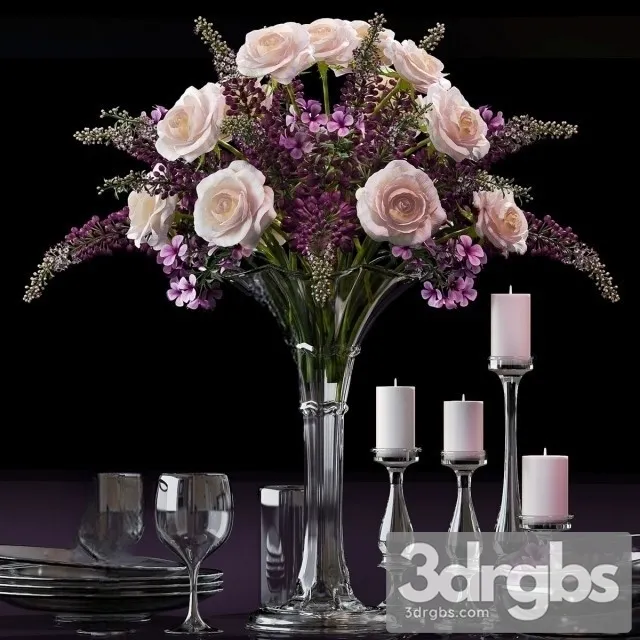 Flower Vase Set 3dsmax Download