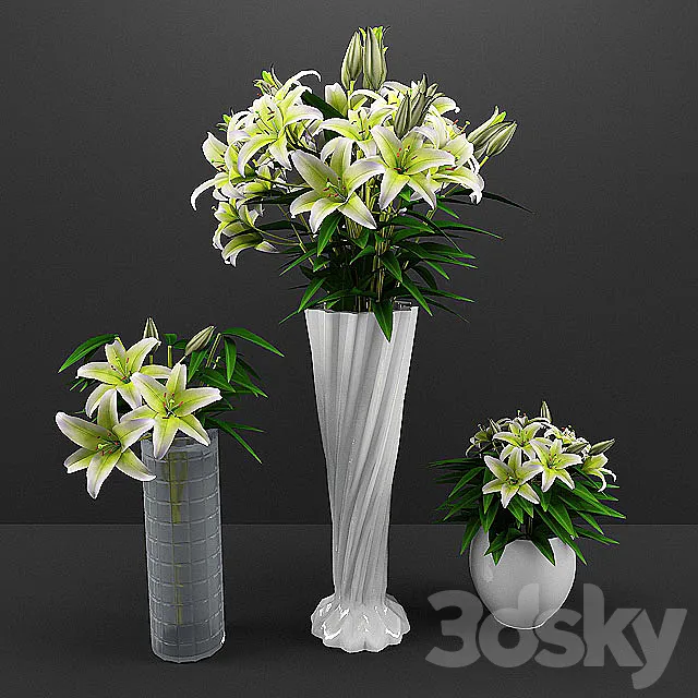 flowers 3ds Max